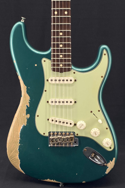 Fender Custom Shop 1961 Stratocaster Heavy Relic in Sherwood Green Metallic with Painted Neck