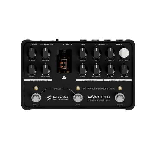 Two-Notes ReVolt Bass Analog Amp Sim Pedal