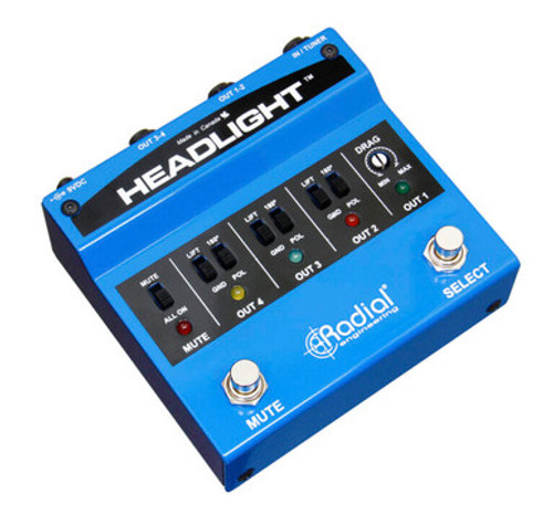 Open Box Radial Headlight Guitar Amp Selector