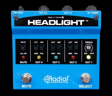 Radial Headlight Guitar Amp Selector