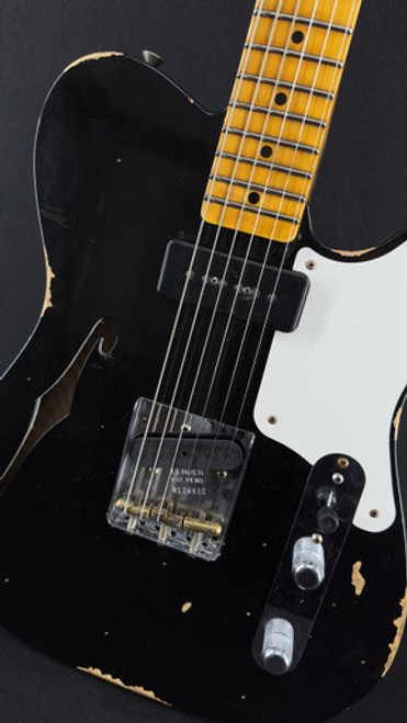 Fender Custom Shop Limited Edition P90 Thinline Tele Relic in Aged Black