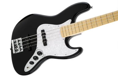 Fender USA Geddy Lee Signature Jazz Bass Maple - Black - Side view