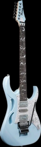 Ibanez Steve Vai Signature PIA3761 Prestige - Blue Powder - Front Angle