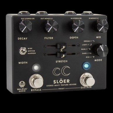 Walrus Audio Slöer Stereo Ambient Reverb in Black