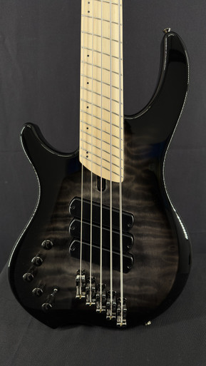 Open Box 2023 Dingwall Left-Handed Combustion 5 in Blackburst with Quilt Maple Top