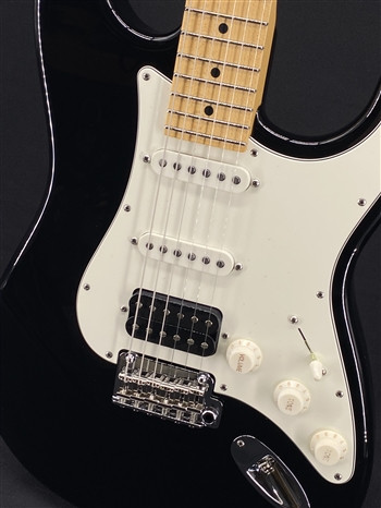 Open Box Demo Suhr Classic S in Black with HSS Pickup Configuration and Maple Fretboard