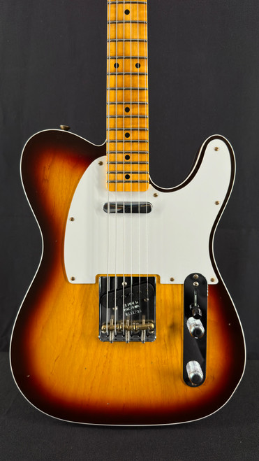 Fender Custom Shop LTD Edition 50s Twisted Tele Custom Journeyman Relic in Chocolate 3-Color Sunburst