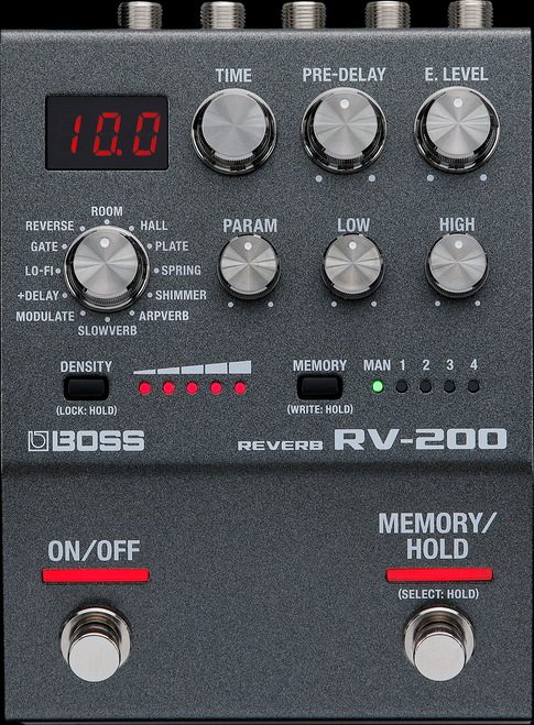 Boss RV-200 Digital Reverb Pedal