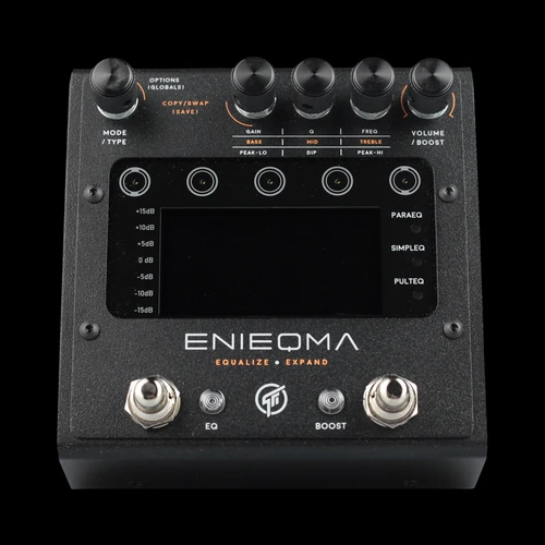 GFI System ENIEQMA Advanced Equalizer Pedal - Top Angle
