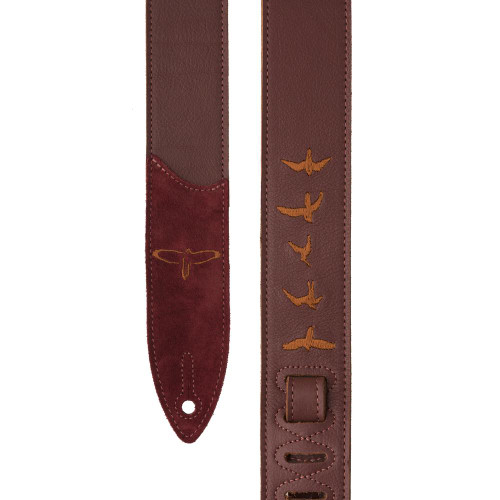 PRS STRAP-PREMIUM LEATHER BIRDS - Music Collection