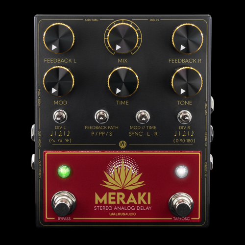 Walrus Audio Meraki: Stereo Analog Delay