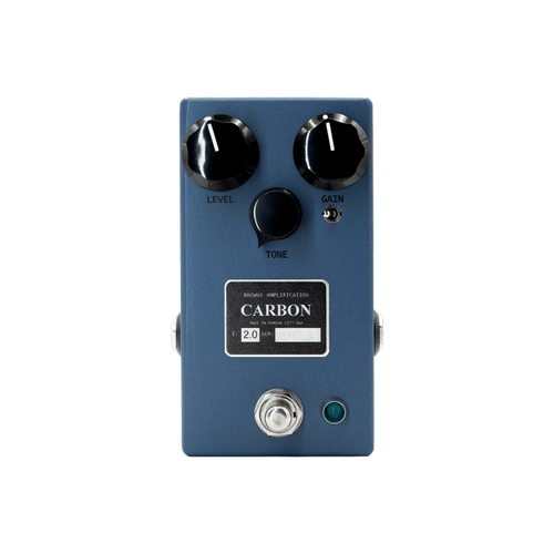 Browne Amplification Carbon v2 Overdrive Pedal in Sky Blue