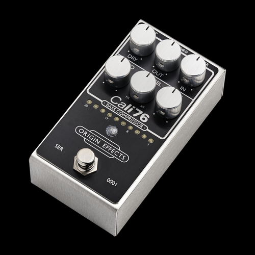 Origin Effects Cali76 Bass Compressor 64 Black Panel Edition - Left Angle