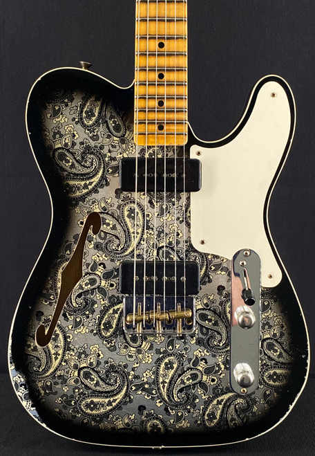 Fender Custom Shop Limited Edition Dual P90 Relic® Thinline Tele® in Black Paisley