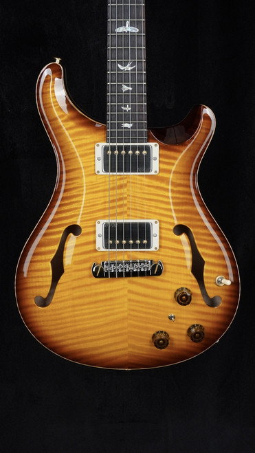 PRS Hollowbody II Piezo in McCarty Tobacco Sunburst with Ten Top and Back PRS Hollowbody II Piezo in McCarty Tobacco Sunburst with Ten Top and Back