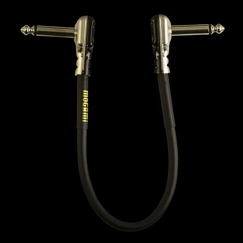 Mogami PRR Gold Pedal Patch Cable - Pancake Right Angle -10"