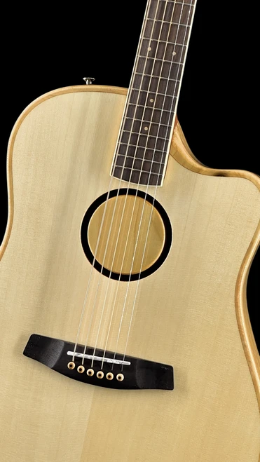 Baggs AEG-1 Acoustic-Electric Guitar - Natural Engelmann Spruce - Front Angle