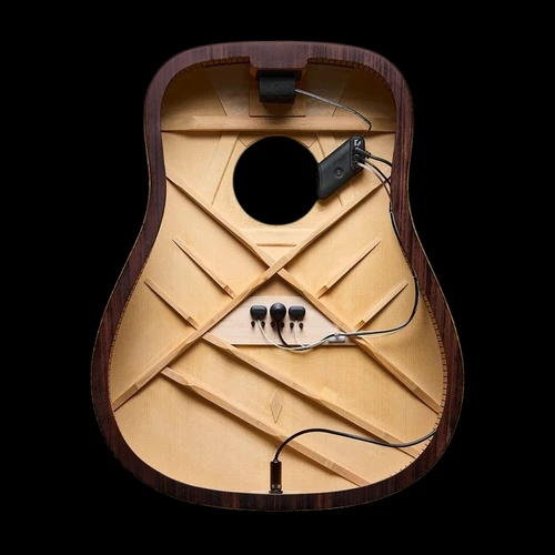 Baggs HiFi Duet High-Fidelity Acoustic Pickup + Microphone System - Internal Closeup