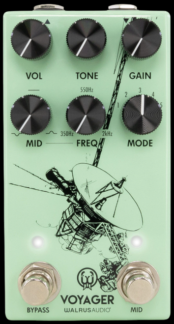 Walrus Audio Voyager Pre-Amp/Overdrive MKII in Seafoam Green