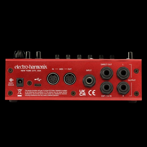 Electro-Harmonix POG3 Polyphonic Octave Generator Pedal - Back