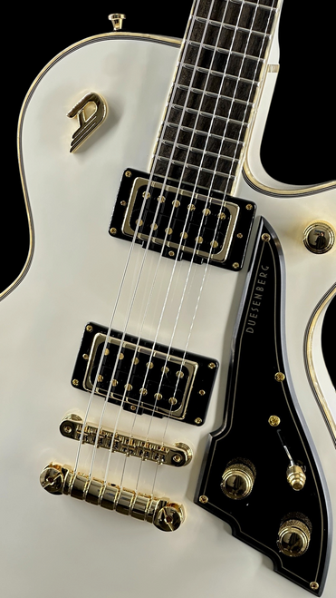 Duesenberg Fantom A Solid Body - Aged White - Angle
