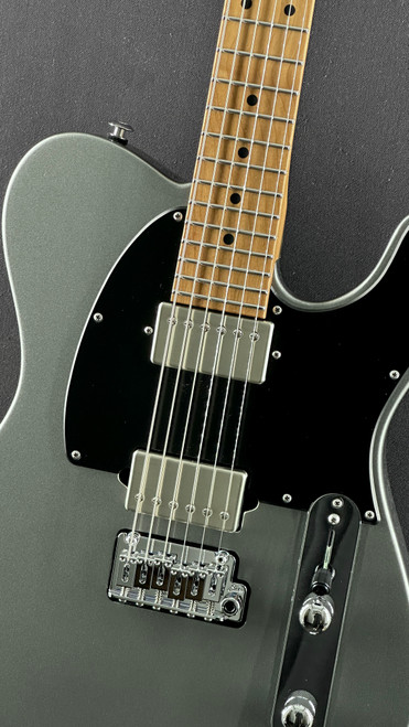 Suhr Andy Wood Signature Modern T in AW Silver with Humbucking Pickups and Tremolo Bridge