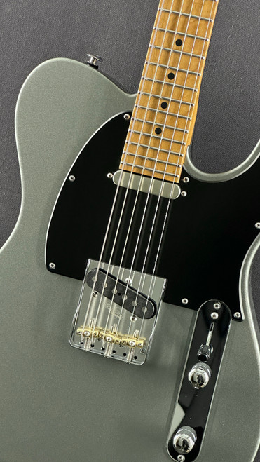 Suhr Andy Wood Signature Modern T in AW Silver with Single Coil Pickups and Fixed Bridge