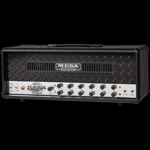 Mesa Boogie 90s Dual Rectifier 2-Channel Head - Black Open Box Demo -Right Angle