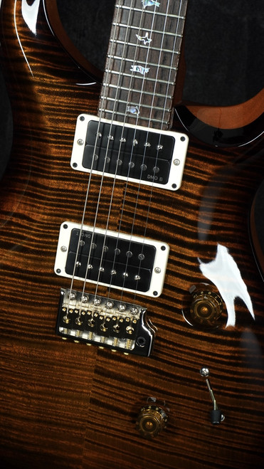 PRS 40th Anniversary Custom 24 Limited Edition in Tiger Eye Micro Wraparound Burst with Natural Back
