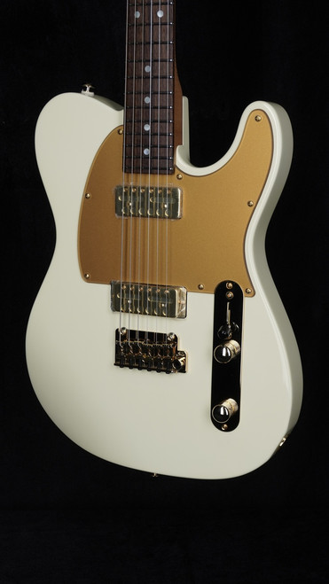 Suhr Mateus Asato Signature Series Classic T in MA White with Lollar Gold Foil Pickups and Tremolo Bridge