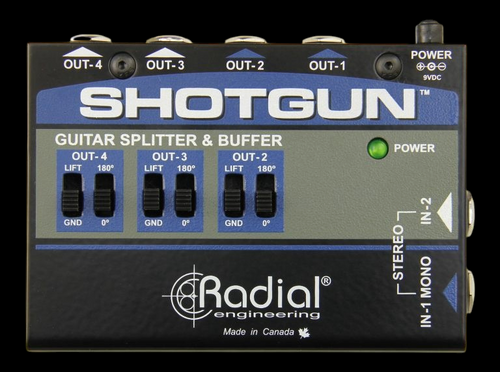Radial Engineering Shotgun Four Output Guitar Amp Driver