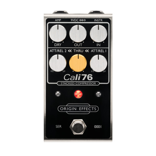 Origin Effects Cali76 Stacked Compressor Pedal in Black