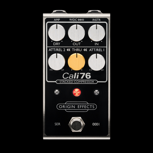 Origin Effects Cali76 Stacked Compressor - Blackout Edition - Top