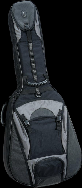 Levy's CPS20 Pro Series Acoustic Guitar Gig Bag in Grey/Black