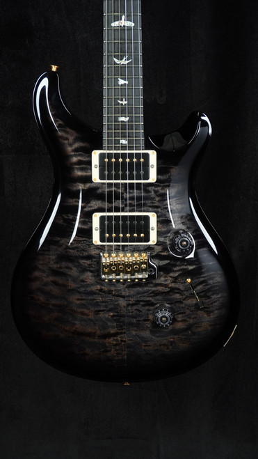 2021 PRS Wood Library Custom 24 in Charcoal Wrap Burst with Quilt Maple 10-Top and Matching Maple Neck 2021 PRS Wood Library Custom 24 in Charcoal Wrap Burst with Quilt Maple 10-Top and Matching Maple Neck