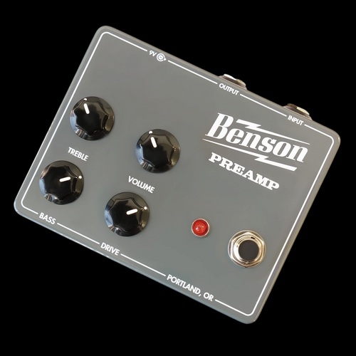 Benson Amps Preamp Pedal in Grey/White
