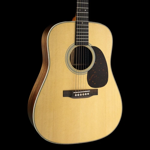 Martin Standard Series HD-28 Rosewood Dreadnought Acoustic Guitar - Natural Gloss - Close Angle