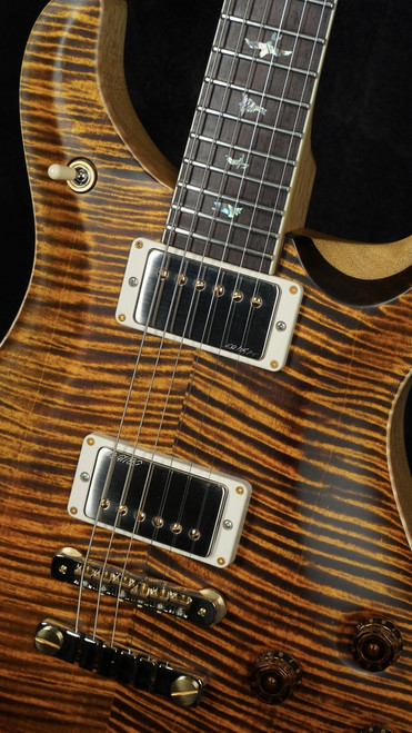 Preowned Paul Reed Smith Wood Library McCarty 594 in Satin Yellow Tiger