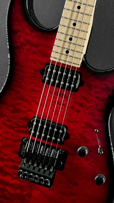 Suhr Standard Thin Burst Limited Edition in Transparent Red with Maple Fingerboard and Gotoh Floyd