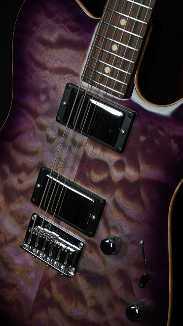 Tom Anderson Cobra T in Abalone to Trans Purple Burst