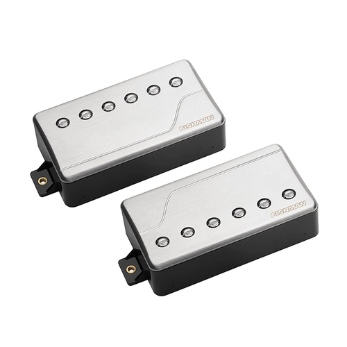 Open Box Fishman Fluence Classic Humbucker Set in Brushed Stainless Steel Open Box Fishman Fluence Classic Humbucker Set in Brushed Stainless Steel
