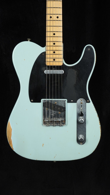 Preowned 2007 Fender Custom Shop '51 Nocaster Relic in Sonic Blue Preowned 2007 Fender Custom Shop '51 Nocaster Relic in Sonic Blue