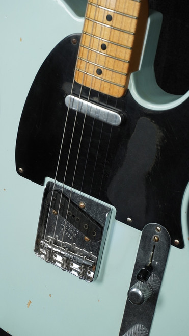 Preowned 2007 Fender Custom Shop '51 Nocaster Relic in Sonic Blue Preowned 2007 Fender Custom Shop '51 Nocaster Relic in Sonic Blue