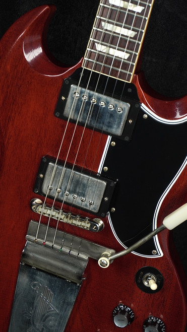 Preowned Gibson Murphy Lab Ultra Light Aged '64 SG Standard in Aged Cherry Preowned Gibson Murphy Lab Ultra Light Aged '64 SG Standard in Aged Cherry