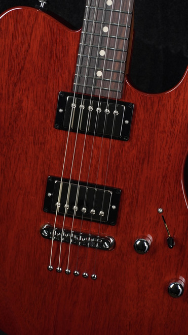 Suhr Oso Mahogany in Transparent Red with TP6 Stoptail Bridge Suhr Oso Mahogany in Transparent Red with TP6 Stoptail Bridge