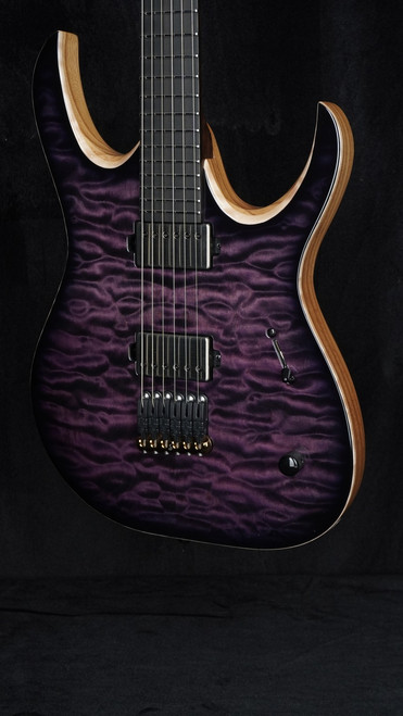 Mayones Duvell Elite 6 in Custom Purple to Black Burst