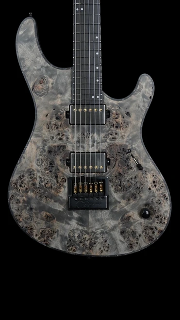 Mayones Regius 4Ever 6 EverTune Trans Graphite - Velvetron Pickups