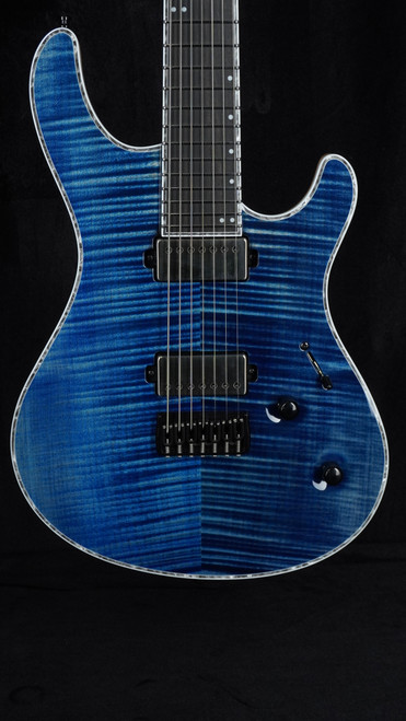 Mayones Regius 7 in Trans Light Blue Spirit