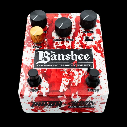 Tallon Electric The Banshee Slaughter To Prevail Signature Octave Fuzz Pedal - Top View