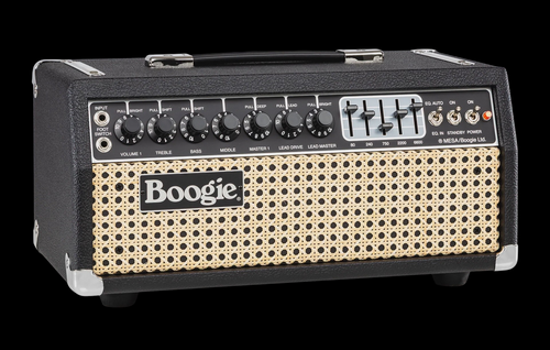 Mesa Boogie Mark IIC+ HRG Head in Black with Wicker Grille -Left Angle